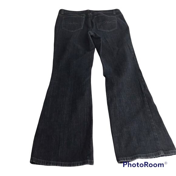 Tommy Hilfiger Jeans Womens 12R Hope Boot Cut Denim Dark Wash High Rise Stretch - Picture 3 of 6